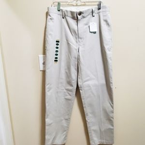LL Bean wrinkle free classic fit chinos 33/30 NWT